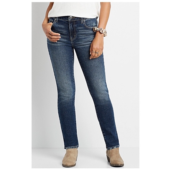 Maurices Denim - 🍑 Maurice’s High-Rise Dark Wash Jeans “Vintage” Style Stretch Jeans NWT’S-$55